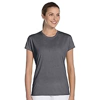 Gildan Missy Fit Womens X-Large Adult Performance Short Sleeve T-Shirt, Charcoal