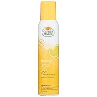 Citrus Magic Natural Odor Eliminating Air Freshener Spray, Tropical Lemon, 3-Ounce (Pack of 2)