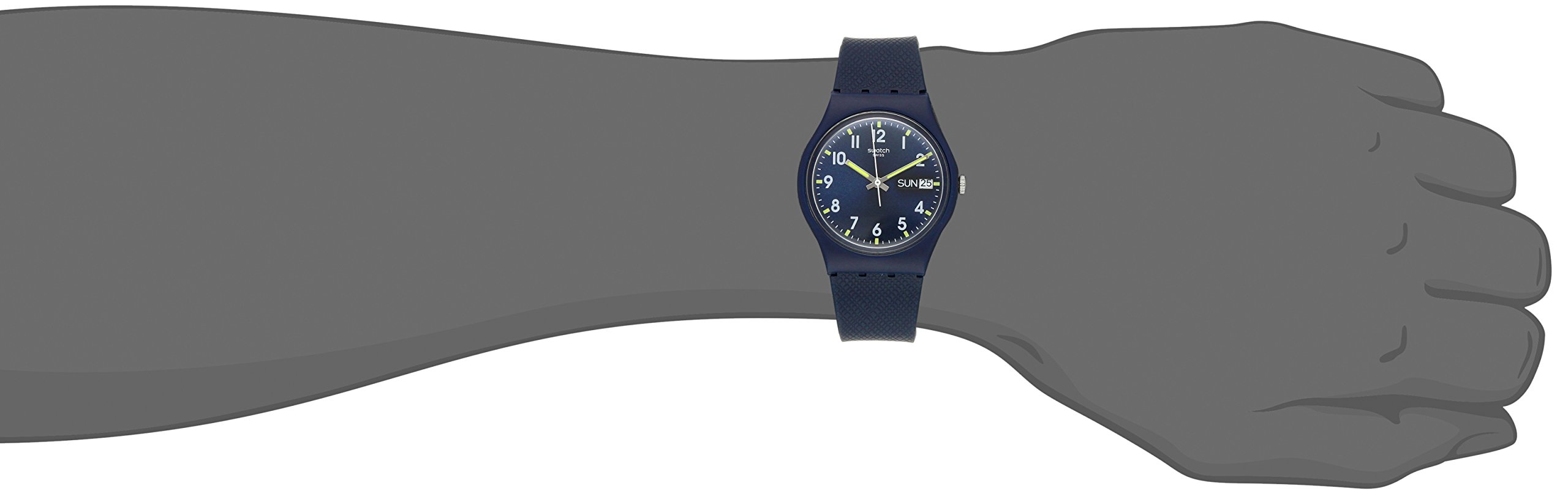 Swatch SIR BLUE Unisex Watch (Model: GN718)