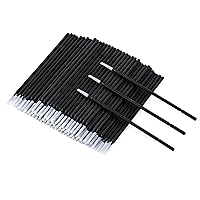 400PCS Micro Brushes,High-end Microswabs for Eyelash Extensions Micro Applicator Brush for Makeup and Personal Care (Black)