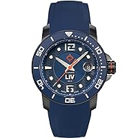 GX-Diver's 44MM Swiss Automatic -1000 Feet Water Resistant -Surgical Grade 316L Stainless Steel - Unidirectional Ceramic Bezel - BGW9 Luminova - Scratch Resistant Sapphire Crystal - Dive Watches for Men