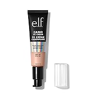 e.l.f. Camo CC Cream, Color Correcting Medium-To-Full Coverage Foundation with SPF 30, Fair 150 C, 1.05 Oz (30g)