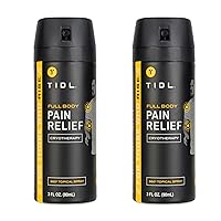 TIDL Advanced Pain Relief Spray for Rapid Recovery 2-Pack, Targeted Pain Relief for Muscle and Joint Pain, Knee Pain, Back Pain, Instant Cooling Arnica and Menthol Spray, 3 oz