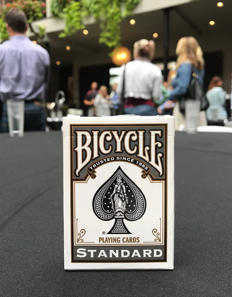 Bicycle Black Playing Cards, Standard Index, 1 Deck