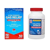 Rite Aid Gas Relief and Extra Strength Antacid for Bloating and Heartburn Relief