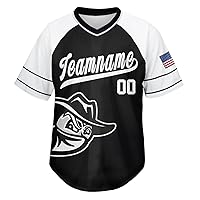  KXK Custom Baseball Mesh Jersey - Personalized Button-Up Shirt  for Men, Women, Youth with Stitched Name & Number : Sports & Outdoors