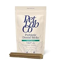 Petlab Co. Dental Sticks – Dog Dental Chews -Target Plaque & Tartar Build-Up at The Source - Designed to Maintain Your Dog’s Oral Health, Keep Breath Fresh and Provide Digestive Help (24 Sticks)