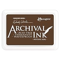 Ranger AID-38979 Wendy Vecchi Designer Series Archival Ink Pad, Potting Soil