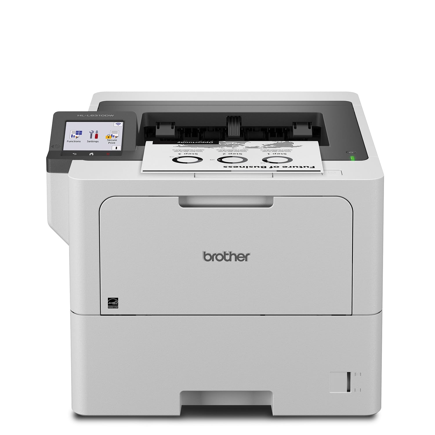 Brother HL-L6310DW Enterprise Monochrome Laser Printer with Low-Cost Printing, Wireless Networking, and Large Paper Capacity
