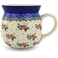 Polish Pottery Bubble Mug 16 oz Pasadena Delight