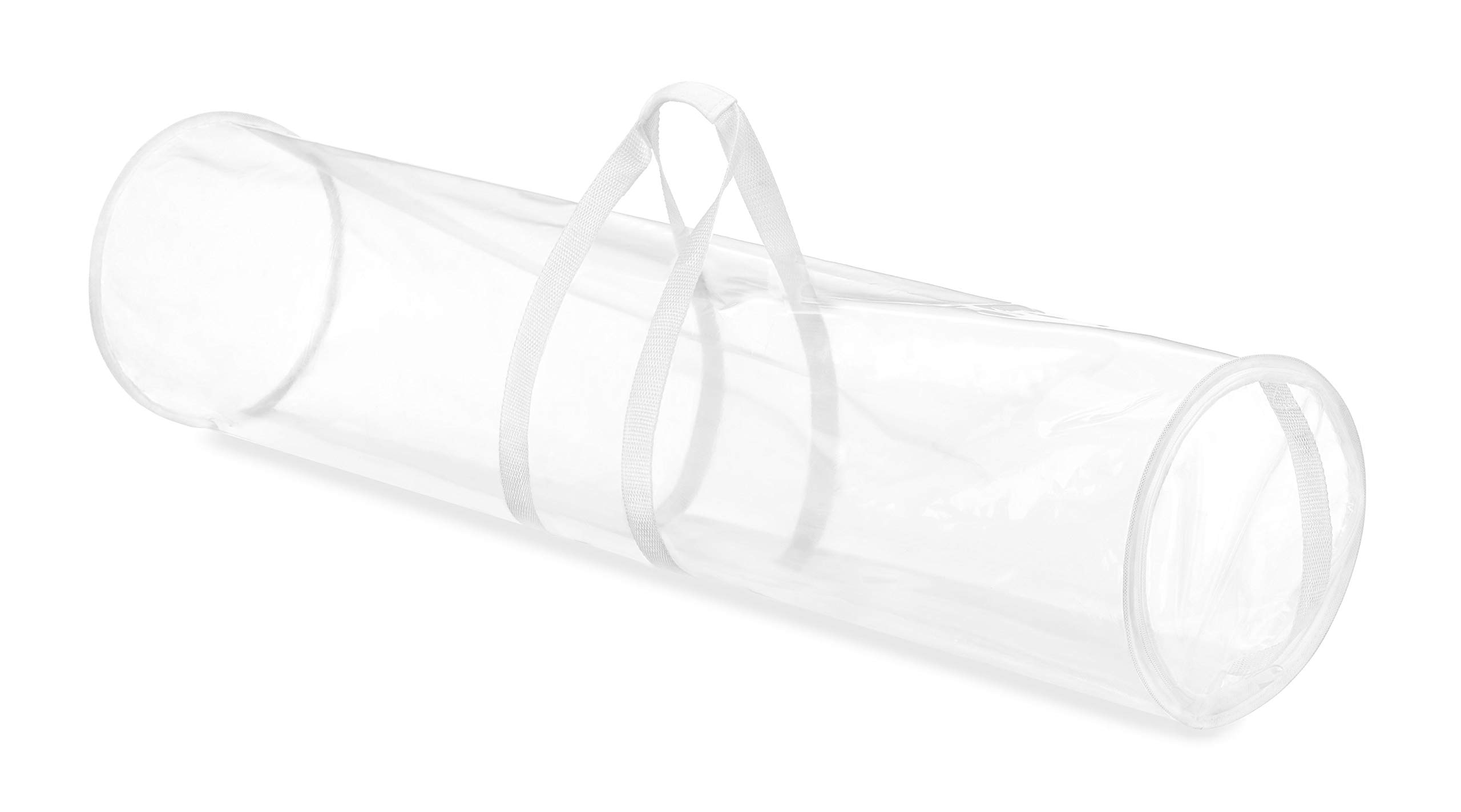 Whitmor Clear Zippered Storage Rolls Gift Wrap Organizer, 25 Count (Pack of 1)