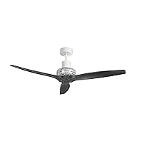 whiteblack Star Propeller White-Premium Indoor & Outdoor Ceiling Fan Blades Available in 10 Different Blade Finishes