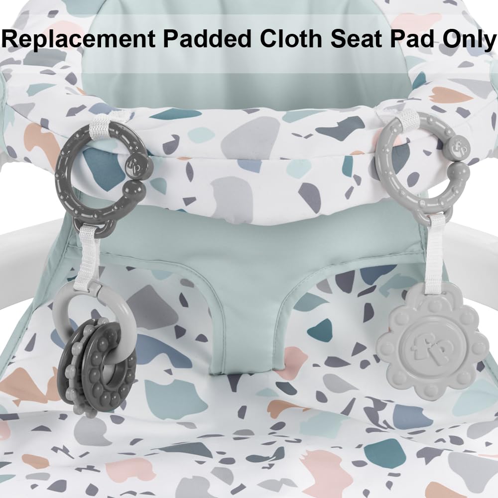 Replacement Part for Fisher-Price Sit-Me-Up Floor Seat for Baby - GKJ14 ~ Replacement Padded Cloth Seat Pad ~ Pacific Pebble Print