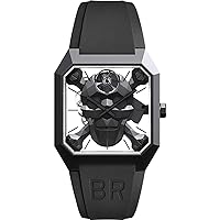 Bell & Ross BR 01 Cyber Skull Limited Edition Watch BR01-CSK-CESRB,Black