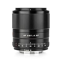 VILTROX 23mm f/1.4 X-Mount Lens Auto Focus F1.4 Large Aperture APS-C Lens for fujifilm X-Mount Camera X-T3 X-H1 X20 T30 X-T20 X-T100 X-Pro2 Black