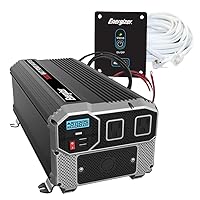 Energizer 3000 Watts Power Inverter, Modified Sine Wave Car Inverter and Remote Control Switch with 20ft Cord
