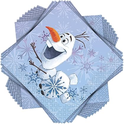 Unique Disney Frozen 2 Themed Beverage Napkins (Pack of 16) - Perfect for Parties and Celebrations