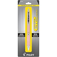 G2 Limited Premium Gel Roller Pen, Fine Point 0.7 mm, Rose Gold Barrel, Black Ink