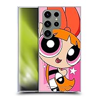 Head Case Designs Officially Licensed The Powerpuff Girls Blossom Graphics Soft Gel Case Compatible with Samsung Galaxy S24 Ultra 5G