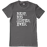 Threadrock Big Girls' Best Big Sister Ever Youth T-Shirt