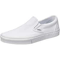 Vans, Classic Slip-On Sneakers (True White, 10.5 Men/12 Women)
