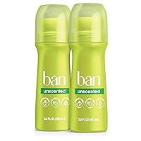 Original Unscented 24-hour Invisible Antiperspirant, Roll-on Deodorant for Women and Men, Underarm Wetness Protection, with Odor-fighting Ingredients, 3.5 Fl Oz (Pack of 2)