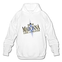 Kiollp Madonna MDNA Like A Virgin Men's Fashion Hoodies Hoodie Sweatshirt White