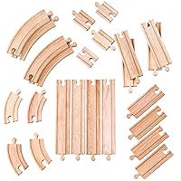 Bigjigs Rail Curves and Straights Expansion Pack - Other Major Rail Brands are Compatible