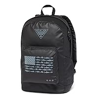 Columbia Unisex PFG PHG Zigzag 22L Backpack, Black/PFG Fish Flag, One Size