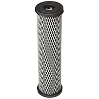 Pentair Pentek C1 Carbon Water Filter, 10-Inch, Under Sink Dual Purpose Powdered Activated Carbon-Impregnated Cellulose Replacement Cartridge, 10