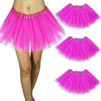 Tulle Tutu Skirt Party Skirts for Girls Women Pink