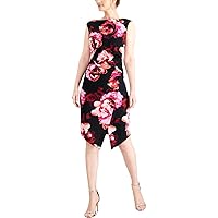 S.L. Fashions Women's Sleeveless Midi Print Dress