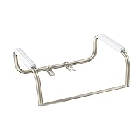 DN7015SN Home Care 23.25-Inch Toilet Safety Bar Rails, Satin Nickel