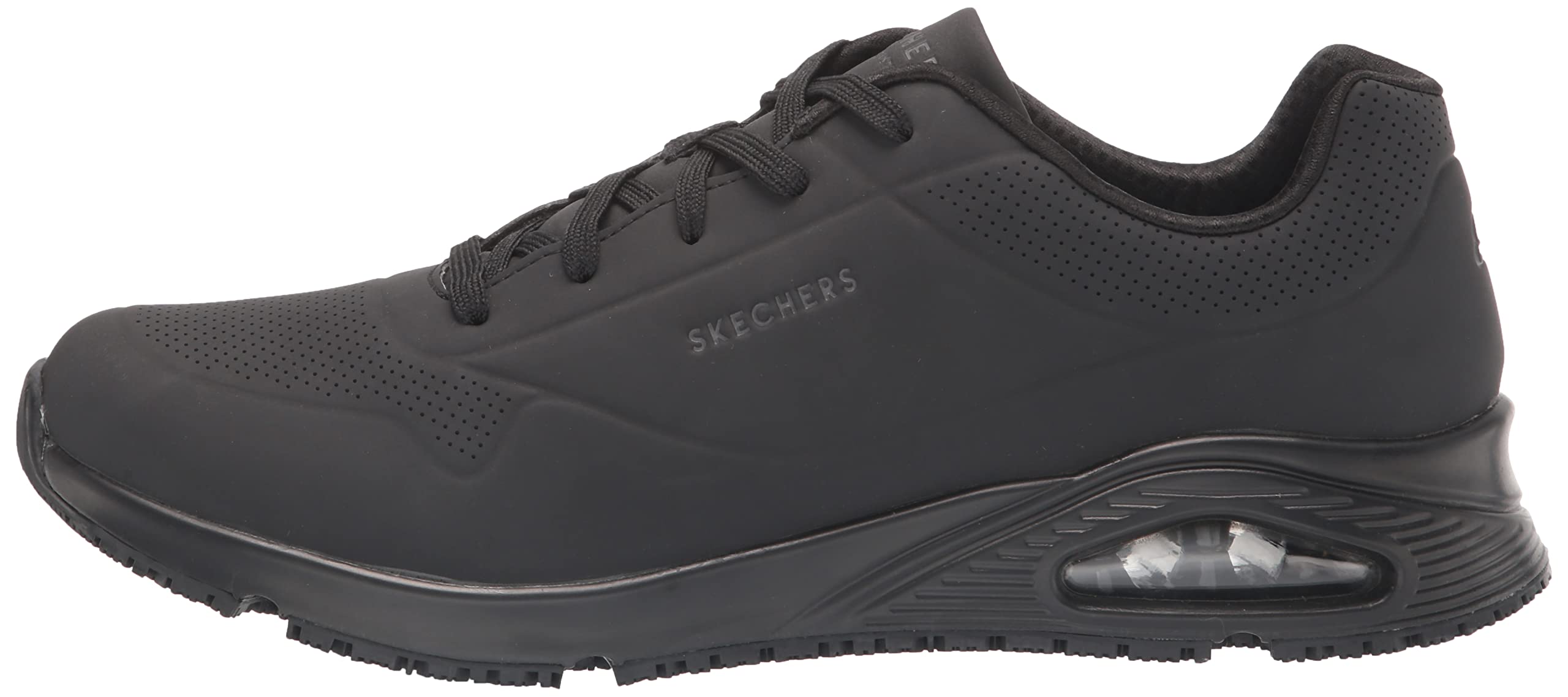 Skechers Men's Work, Relaxed Fit: Uno SR - Sutal Sneaker - Wide Width