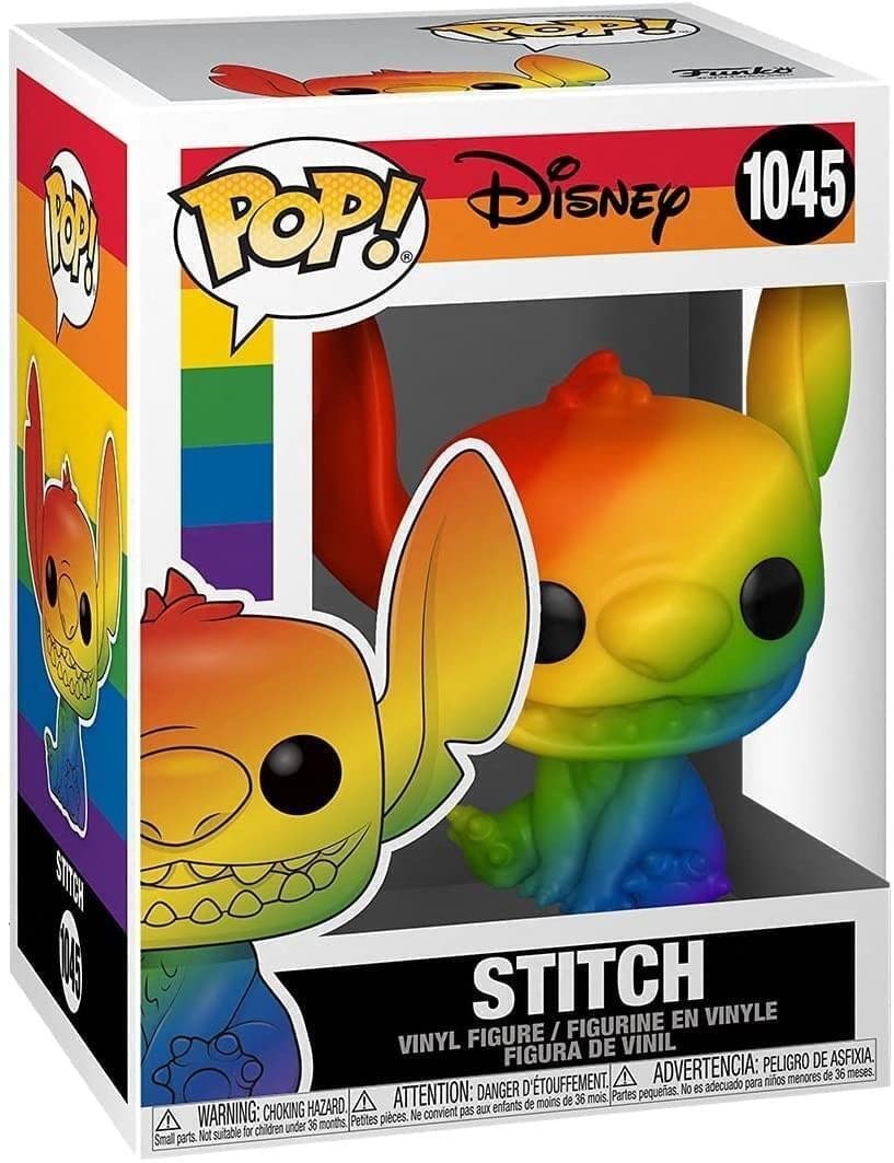 Funko POP Disney: Pride - Stitch (Rainbow),Multicolor,Standard