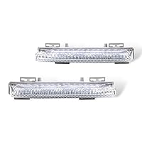 Driver's Left and Passenger's Right Fog Light Daytime Running Light Compatible with C250 C350 2012-2014 2049068900 A2049068900 2049069000 A2049069000 (Left+Right)