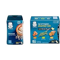 Gerber Baby Cereal (Pack of 6) and Gerber My 1st Veggies Starter Kit (Pack of 2)