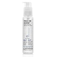 GIOVANNI ECO CHIC Frizz Be Gone - Super Smoothing Anti-Frizz Hair Serum, Adds Shine, Seals in Color, Infused with Natural Botanical Ingredients, Salon Quality, No Parabens - 2.75 oz (3 Pack)