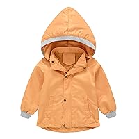 Coat for Girls Size 14 Coat With Pocket Hooded Jacket Zipper Windproof Outwear Size 6 Girls Jacket