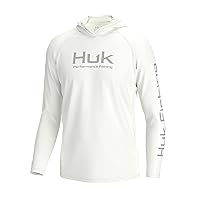 HUK Men's Pursuit Vented Long Sleeve Hoodie, Fishing Shirt with Hood