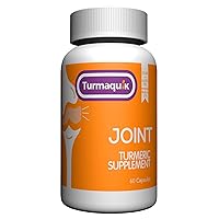 550mg Meriva Curcumin Turmeric Joint Supplement (60 Capsules) + 5 Boosters of BioPerine Black Pepper, Boswellia, Chamomile, Ginger, Calcium - Highest Turmeric Dosage for Joint Health