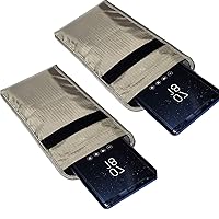 Faraday Bag Security Pouch - Cell Phone Anti-Tracking/Spying GPS RFID Shielding 2 pcs