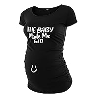 Decrum Black Baby Made Me Eat It Maternity - Clothes for Pregnant Women [40022016-AE] | MTS BabyEat, XXL