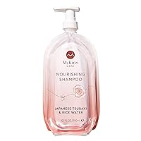 Shampoo with Moisturizing Japanese Tsubaki & Rice Water, Paraben Free Formula for All Hair Types, Cruelty Free and Vegan Friendly, Sustainable Bottle, 10.1 oz. Pump