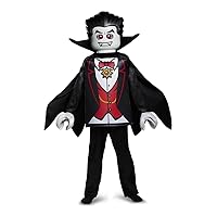 Disguise Lego Vampire Deluxe Costume, Black, Large (10-12)