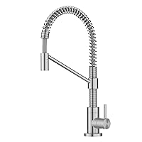 KRAUS Bolden Single Handle Drinking Water Filter Faucet for Reverse Osmosis or Water Filtration System in Spot-Free Stainless Steel, FF-104SFS