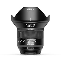 Irix Firefly 15mm f/2.4-22 Ultra Wide Angle Lens with Built-in Chip for Nikon EF Digital SLR Wide Angle Lens for Nikon
