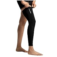 Tommie Copper Performance Compression Leg Sleeve, Unisex, Men & Women | Breathable Support for Muscle Fatigue & Recovery