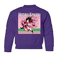 Nezuko Kamado Demon Anime Manga Series Youth Crewneck Sweater