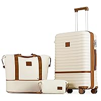 Joyway 24 Inch Checked Luggage, Expandable Suitcase with Spinner Wheel, 3 Piece Hard Shell Luggage Set with TSA Lock